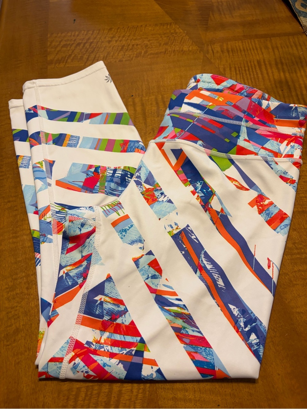 Athleta Multicolored Workout Leggings